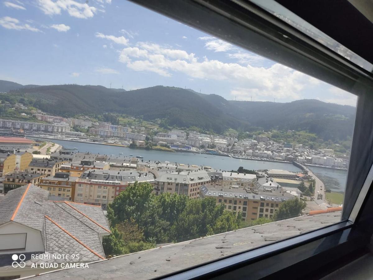 Atico Con Maravillosas Vistas Viveiro Exterior foto